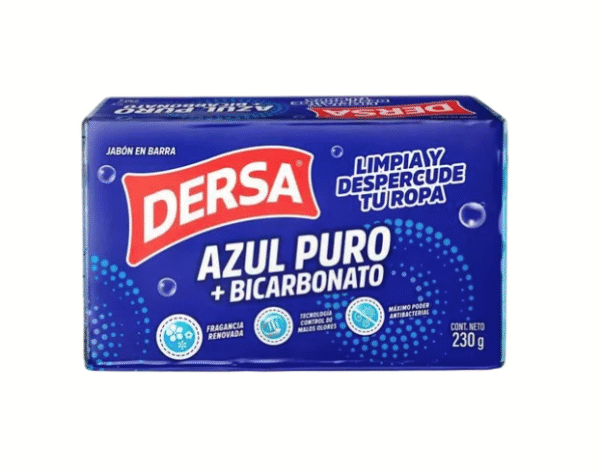 JABON DERSA BARRA AZUL PURO +BICARBONATO 230
